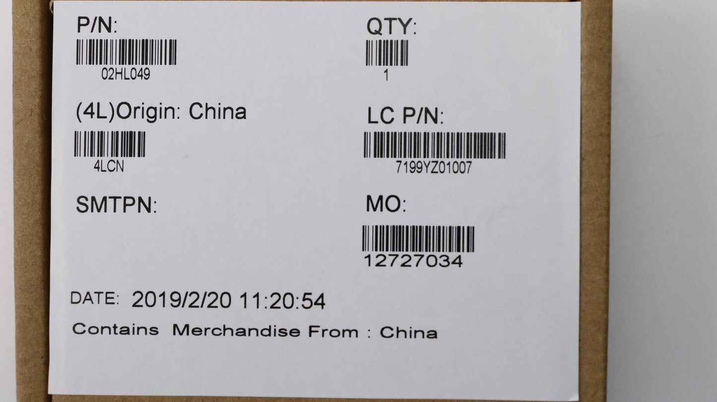 Lenovo Fpc Fpr/Scr Fpc (Hong Yuen) - 02HL049