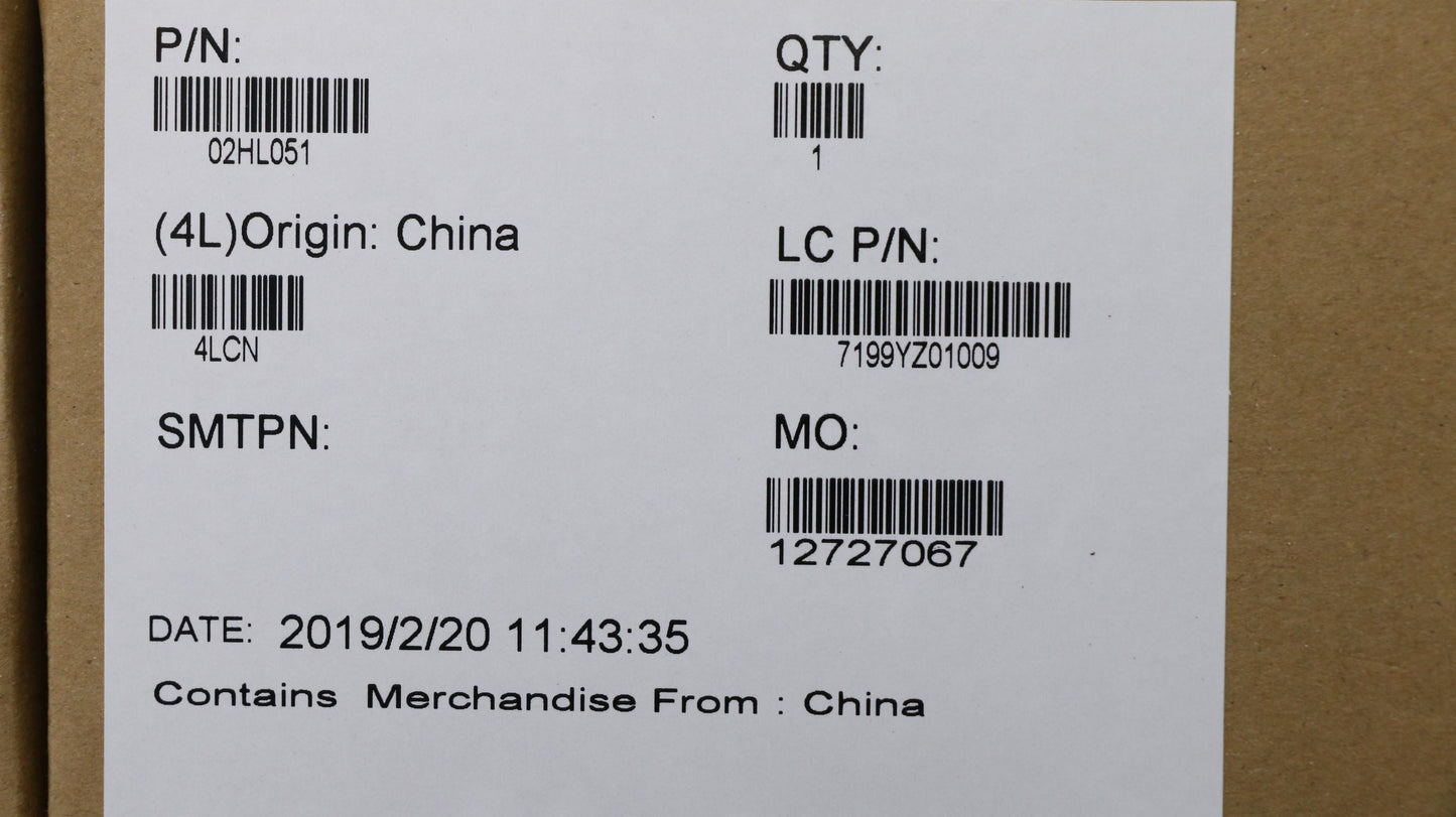 Lenovo Fpc Tp/Nfc Fpc (Hong Yuen) - 02HL051