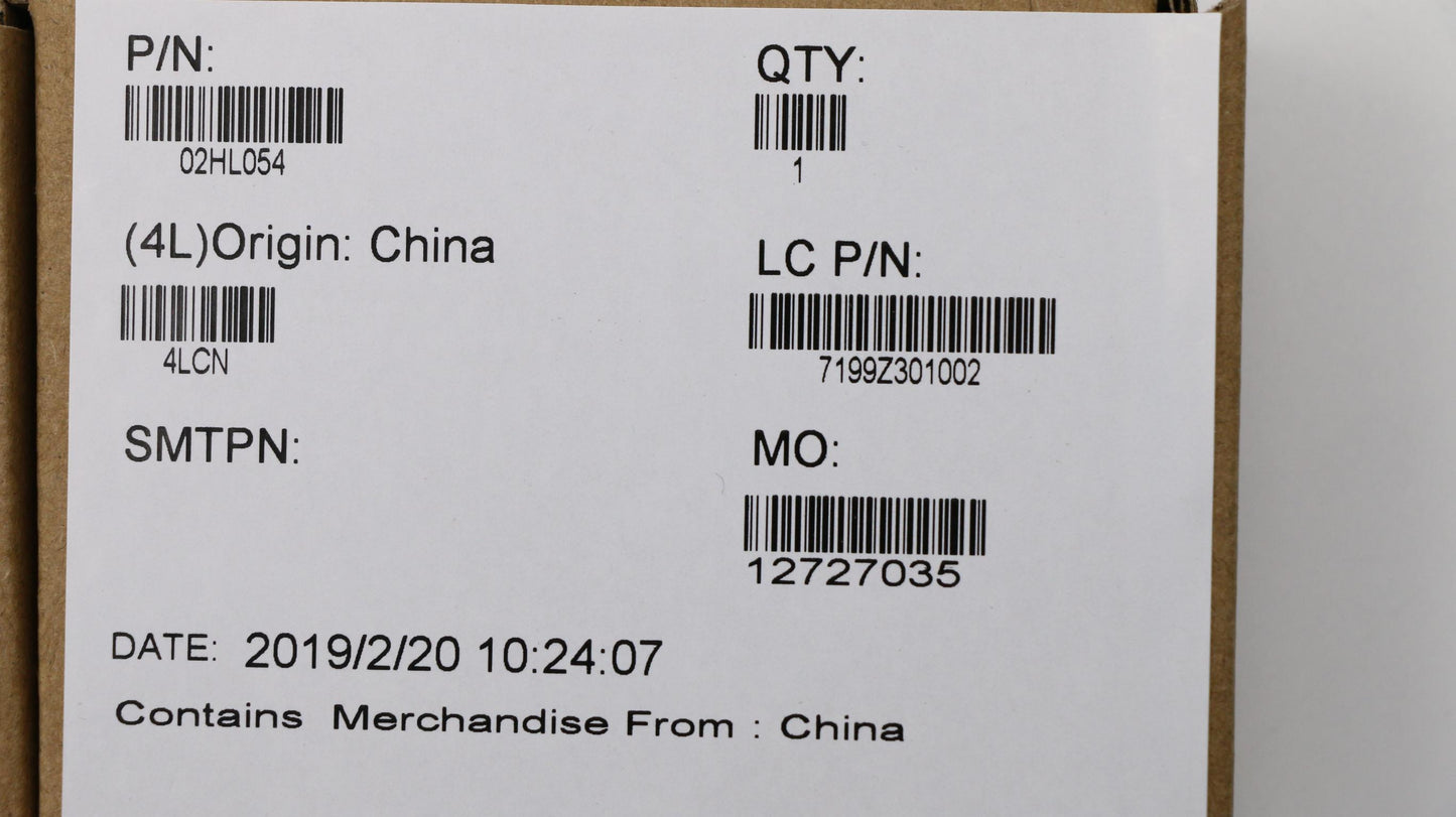 Lenovo Ffc Fpr Ffc (Ljy) - 02HL054