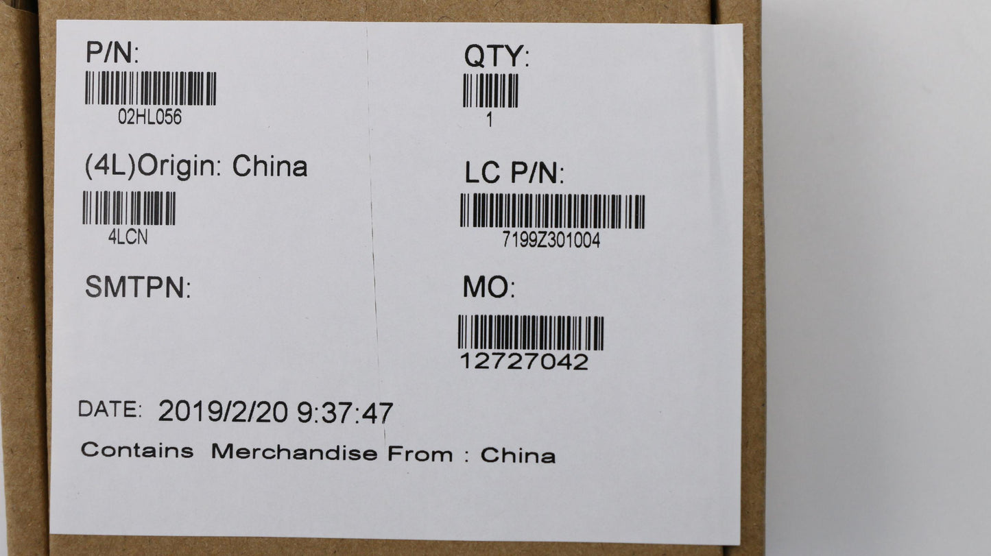 Lenovo Ffc Tp Ffc (Ljy) - 02HL056