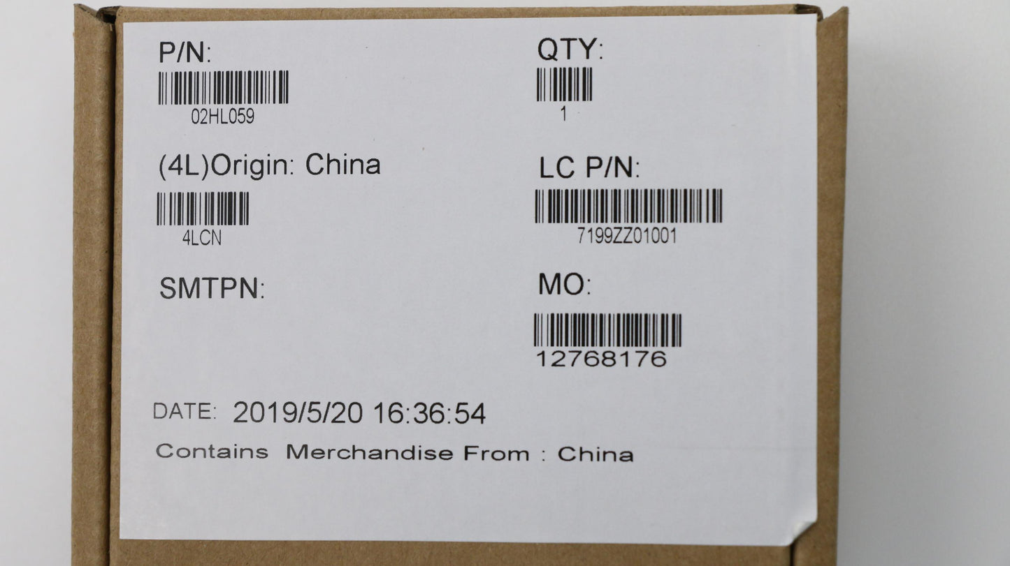 Lenovo Fx390 Geo Label Kits - 02HL059
