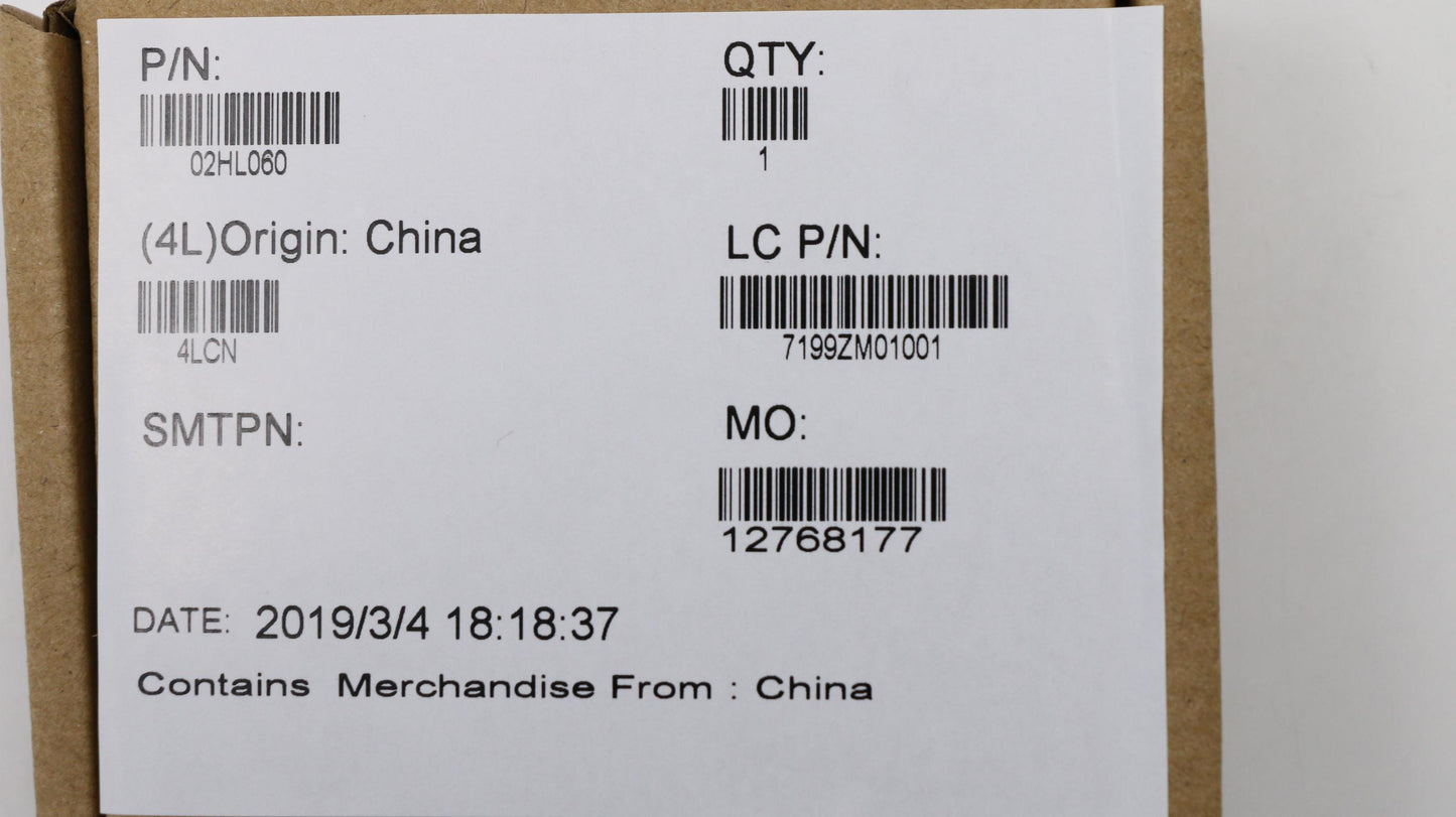 Lenovo Mech Misc Kits - 02HL060