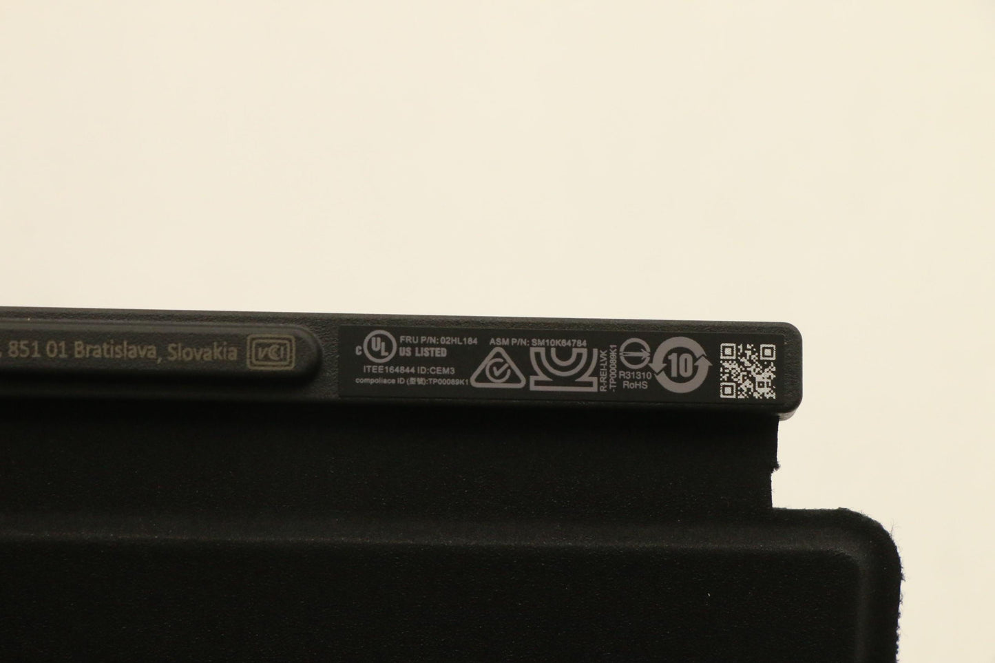 Lenovo X1Tb-3,Thin Kbd,Nrd,Chy - 02HL184