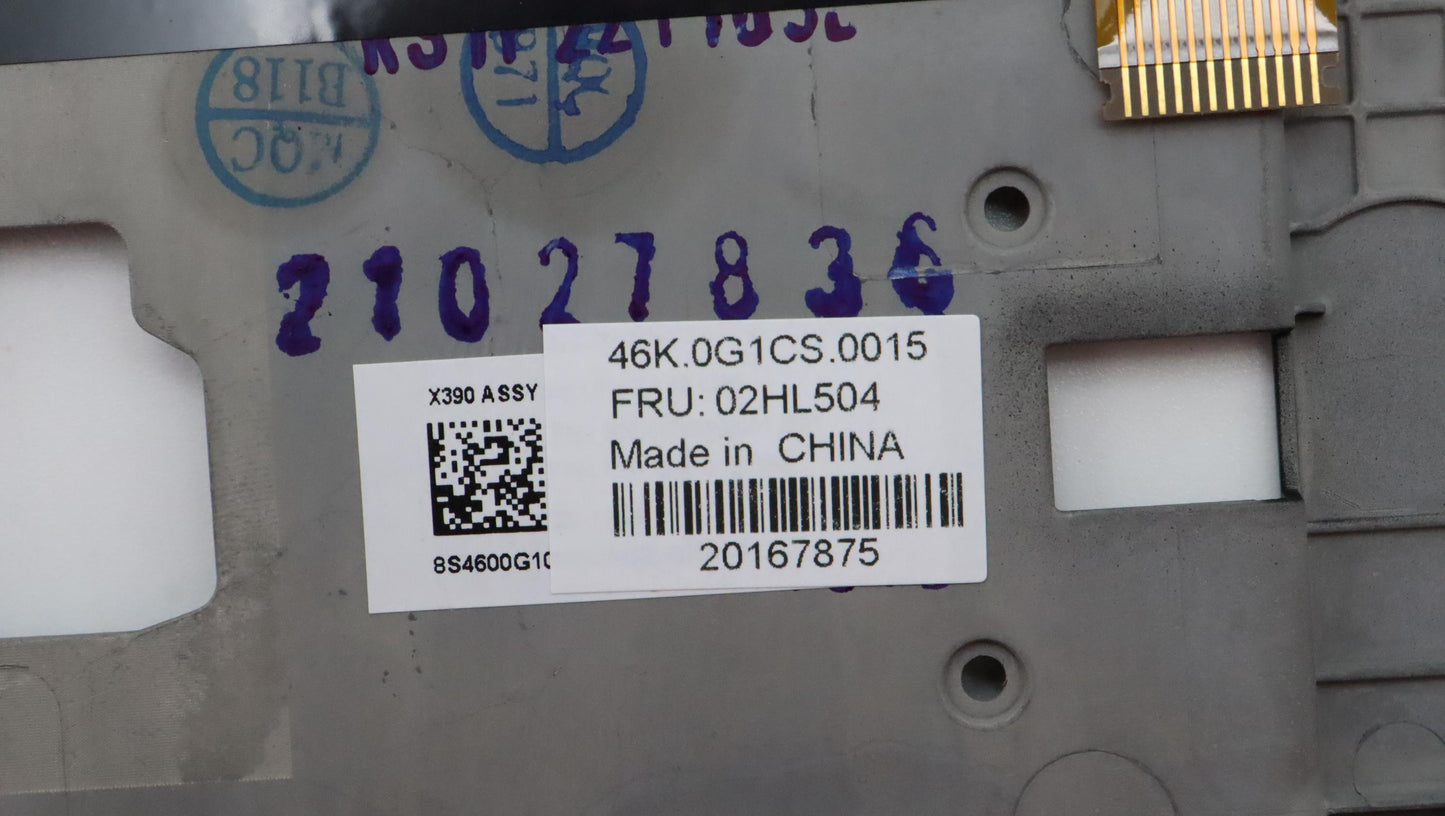 Lenovo Assembly C Cover Ww Fra/Eng Bk - 02HL504