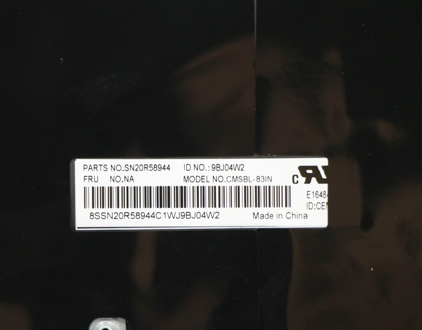 Lenovo Assembly C Cover Ww Ind Eng Bk - 02HL558