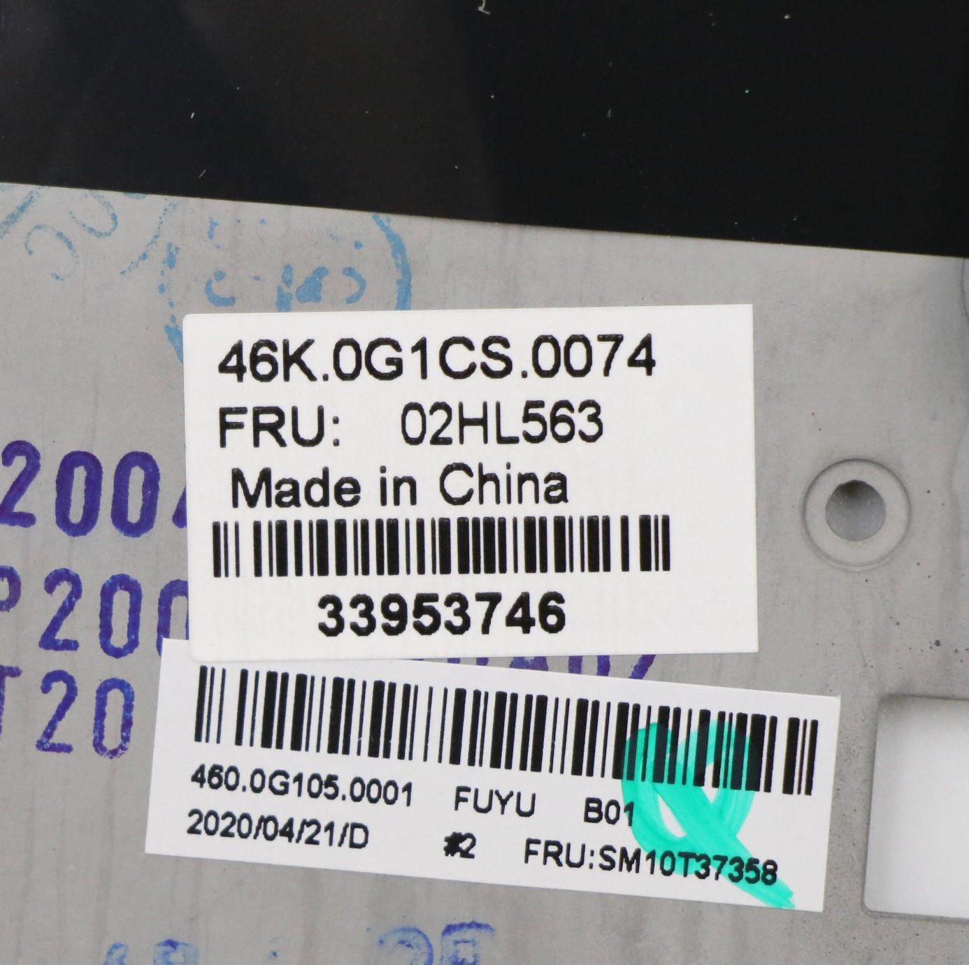 Lenovo Assembly C Cover Ww Brl Bk Ltn - 02HL563