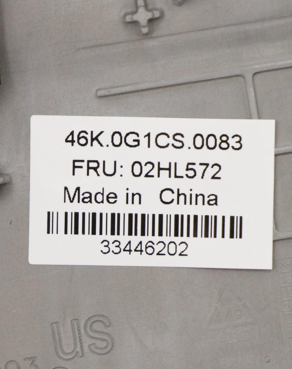 Lenovo Assembly C Cover Ww Eng Sr Chy - 02HL572