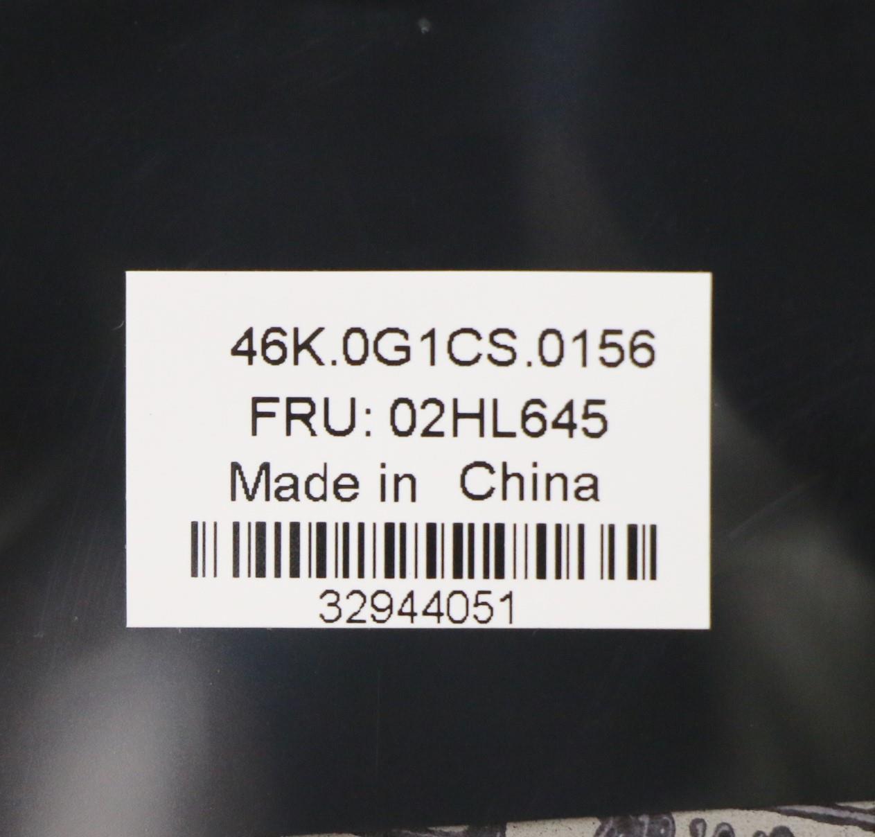 Lenovo Assembly C Cover Wl Eng Bk Ltn - 02HL645