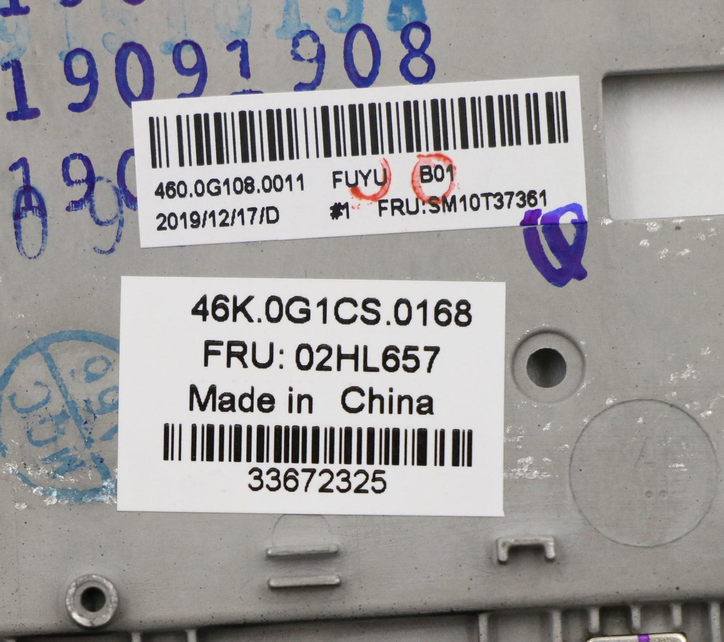 Lenovo Assembly C Cover Wl Den Bk Ltn - 02HL657
