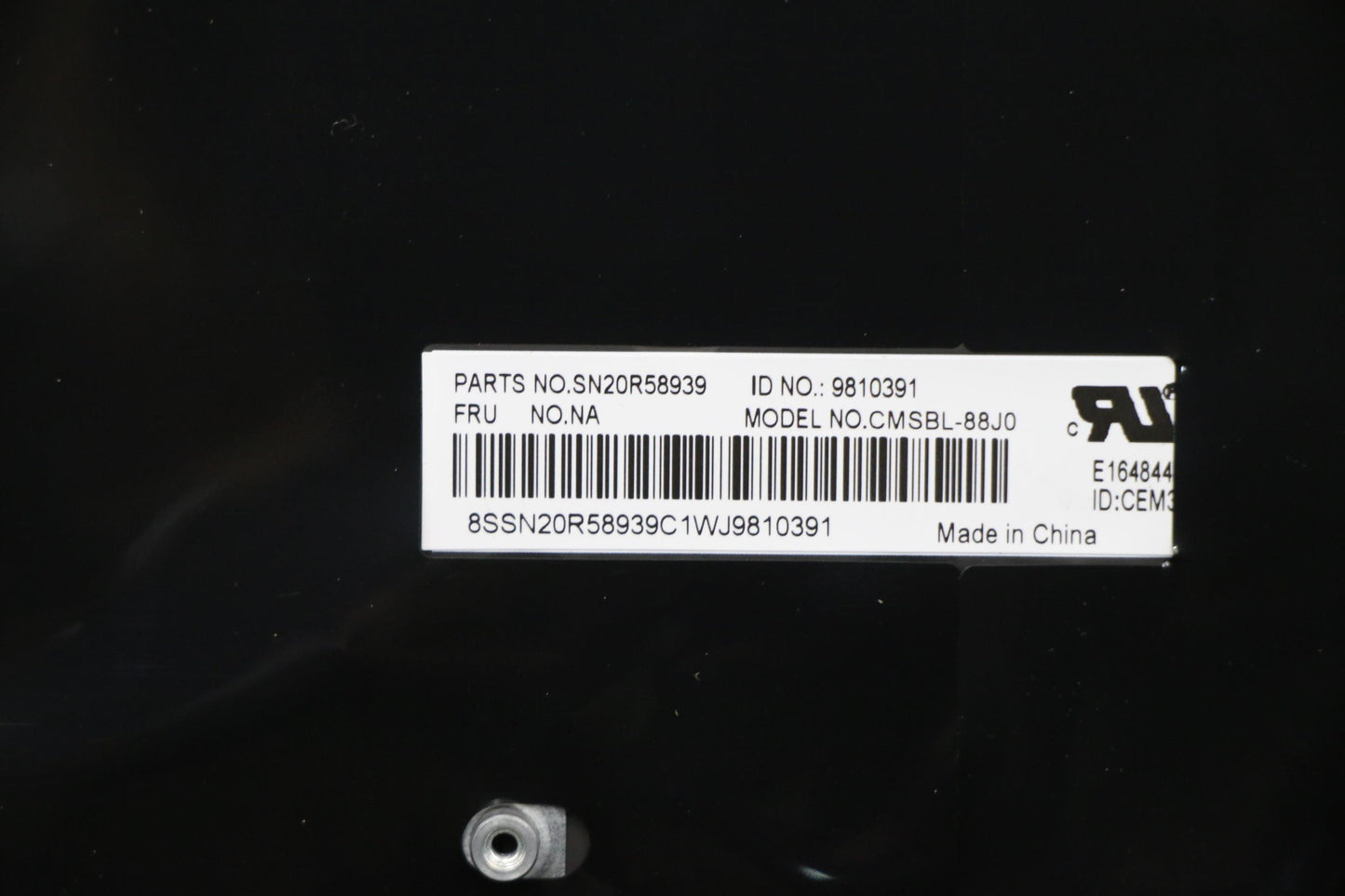 Lenovo Assembly C Cover Wl Jpn Bk Chy - 02HL694