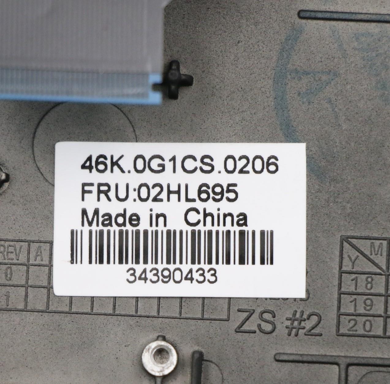 Lenovo Assembly C Cover Wl Jpn Bk Ltn - 02HL695