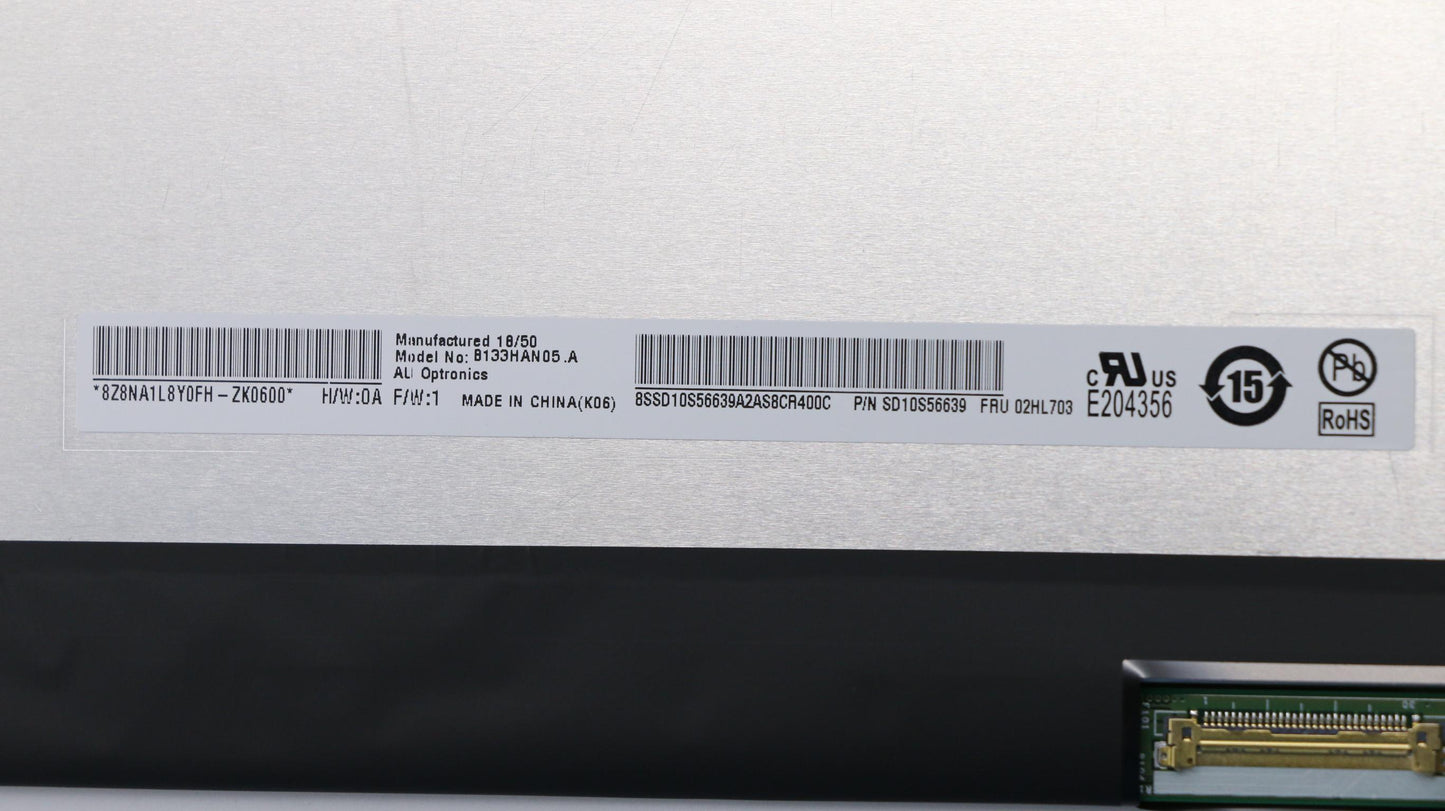 Lenovo Auo 13.3 Fhd Ips 300Nit Ag 2.4 - 02HL703