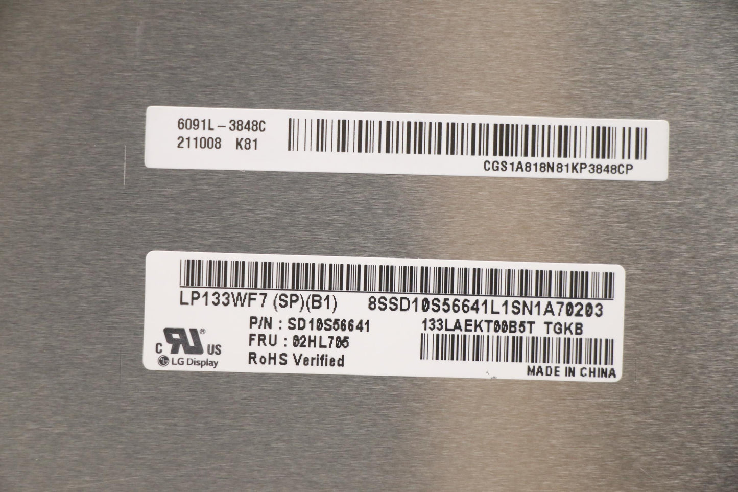 Lenovo Lgd 13.3 Fhd Ips 300Nit Ag 2.4 - 02HL705