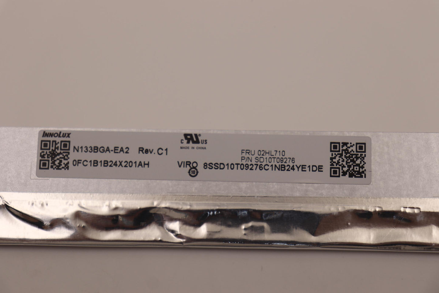 Lenovo Lcd 13.3 Hd Inx N133Bga-Ea2 C - 02HL710