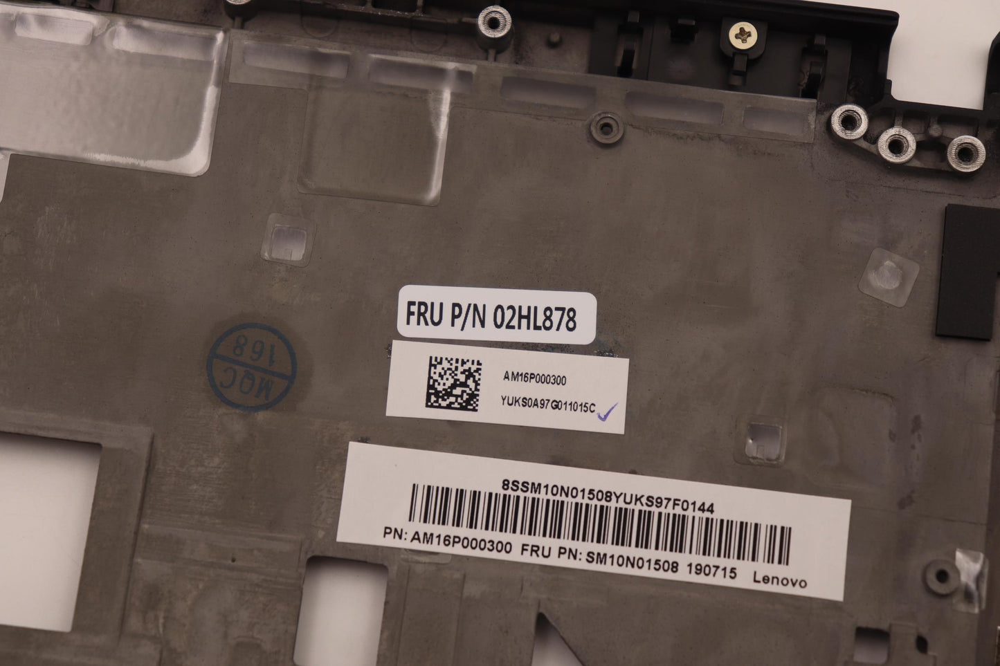 Lenovo Mech_Asm Kbd,Bezel,Fpr Hole,Pw - 02HL878