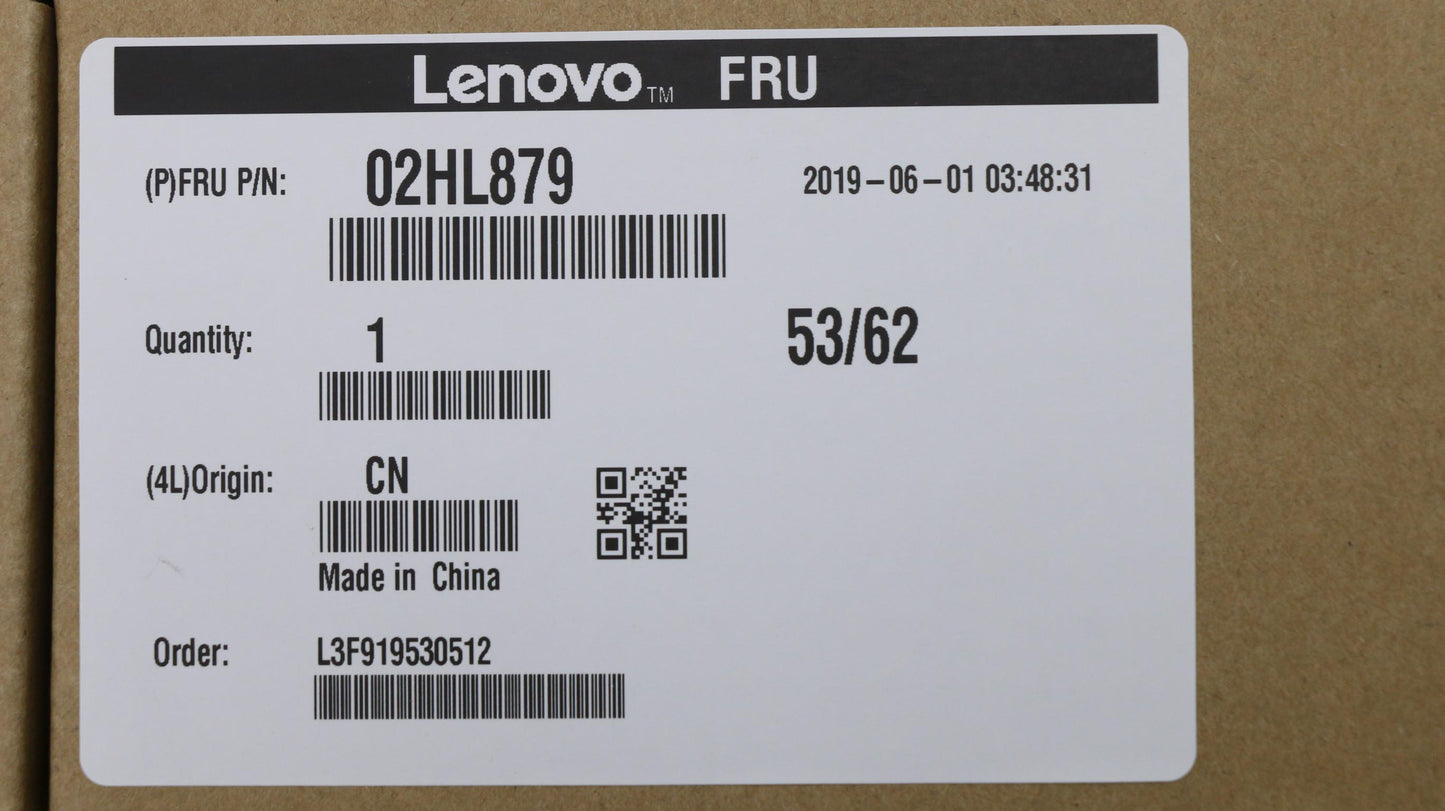 Lenovo Mech_Asm Kbd,Bezel,Pw Btn,Bk - 02HL879