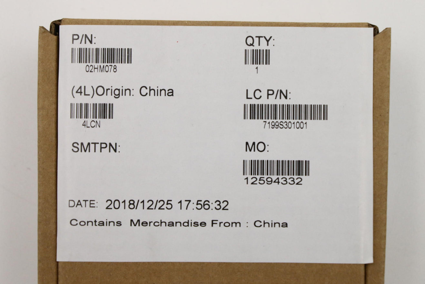 Lenovo R480 Model Name Label Myla - 02HM078