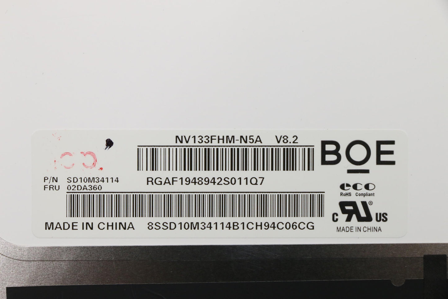 Lenovo Assembly Touch Lcd Module Bo - 02HM128