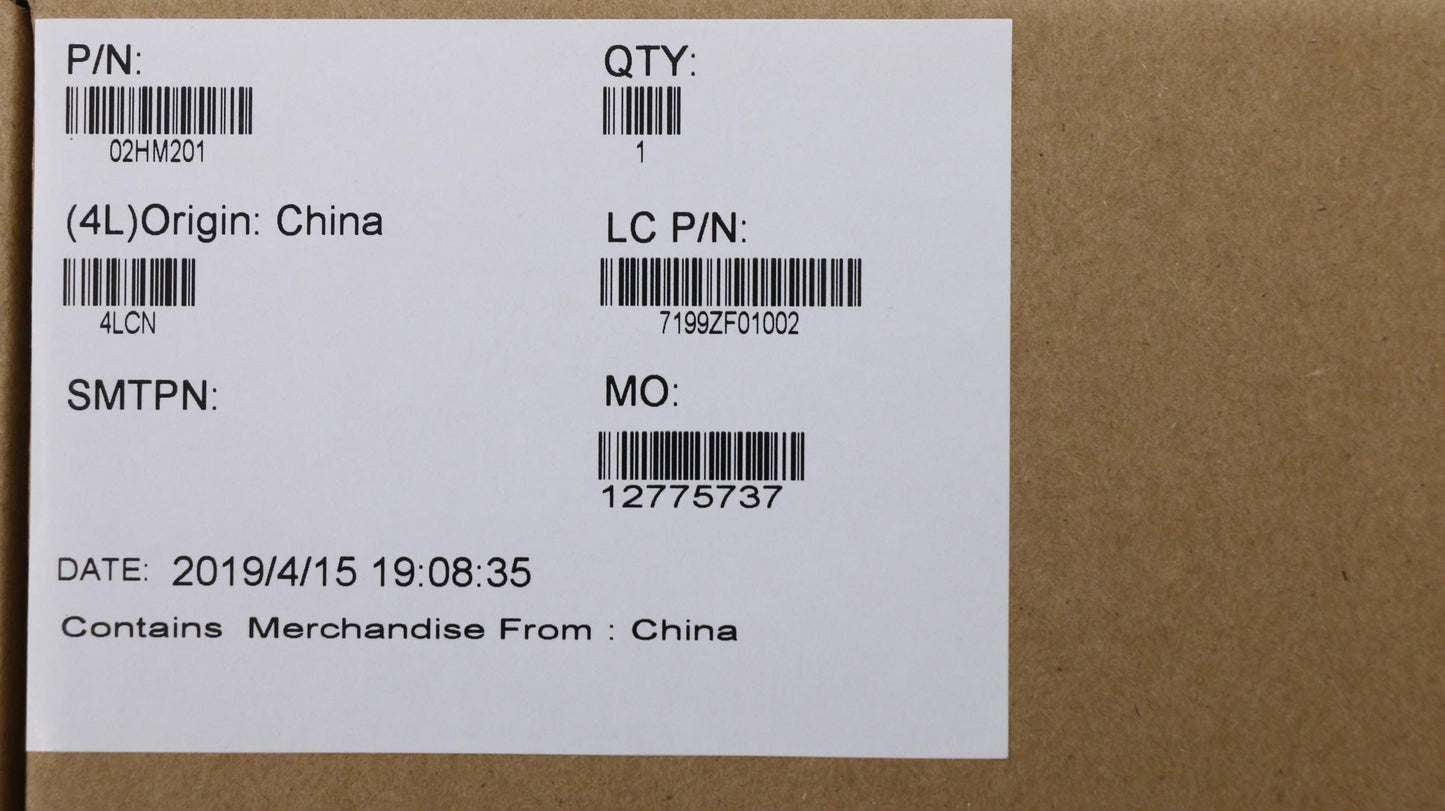 Lenovo Ft491 Log Up Assy W/Bl Kb Blk - 02HM201