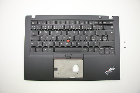 Lenovo Ft491 Log Up Assy W/Bl Kb Blk - 02HM206