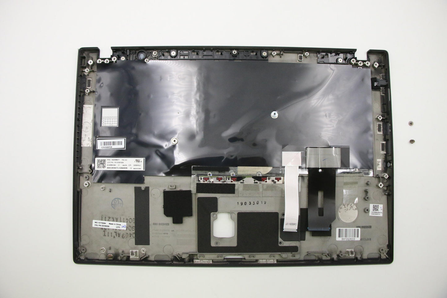 Lenovo Ft491 Log Up Assy W/Bl Kb Blk - 02HM206