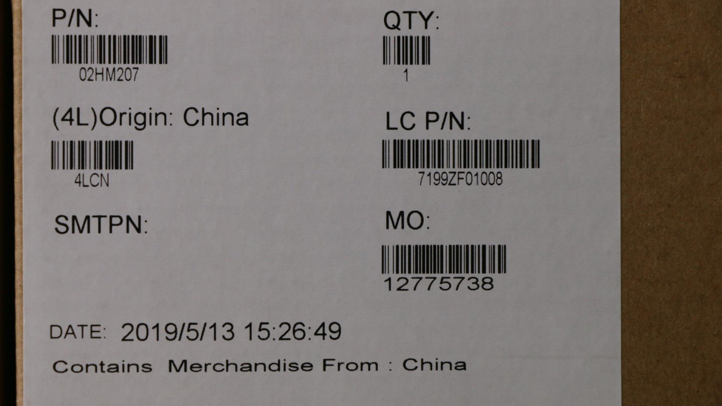 Lenovo Ft491 Log Up Assy W/Bl Kb Blk - 02HM207