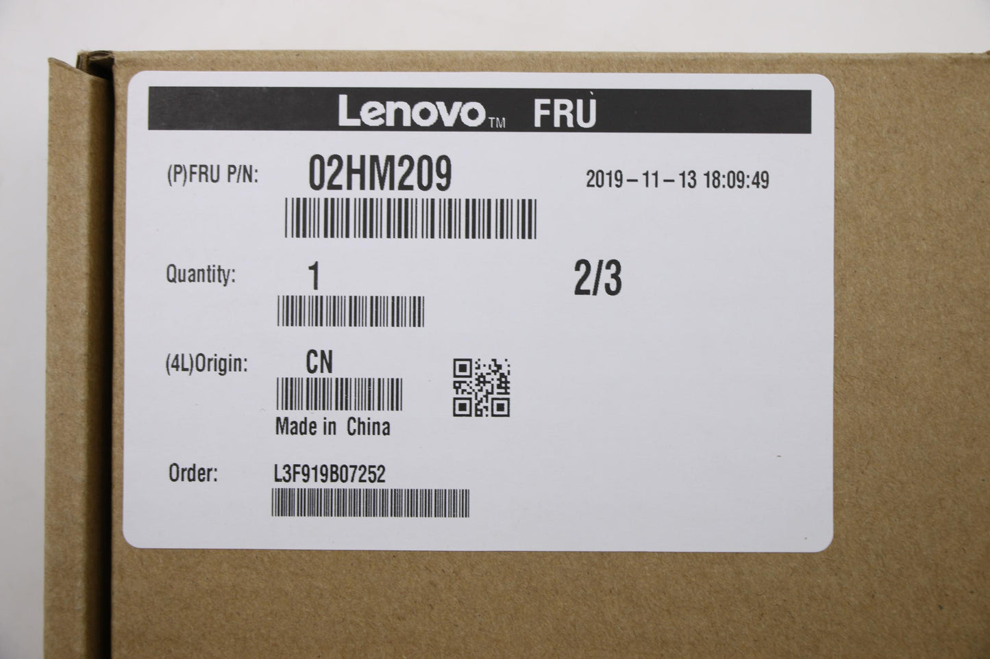 Lenovo Ft491 Log Up Assy W/Bl Kb Blk - 02HM209
