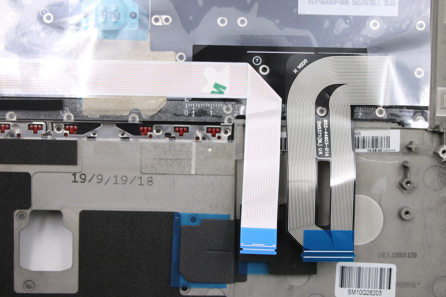 Lenovo Ft491 Log Up Assy W/Bl Kb Blk - 02HM209