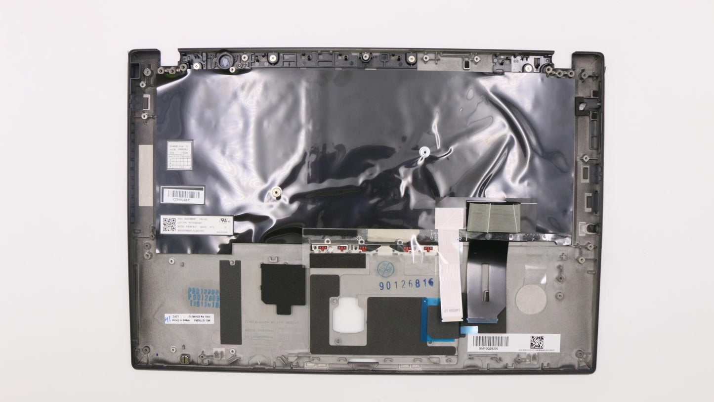 Lenovo Ft491 Log Up Assy W/Bl Kb Blk - 02HM210