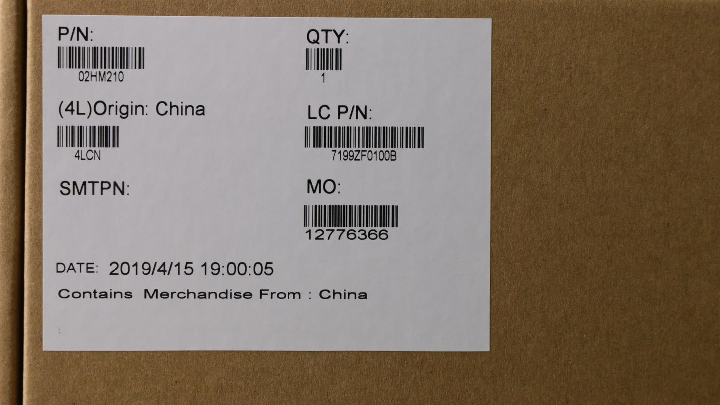 Lenovo Ft491 Log Up Assy W/Bl Kb Blk - 02HM210