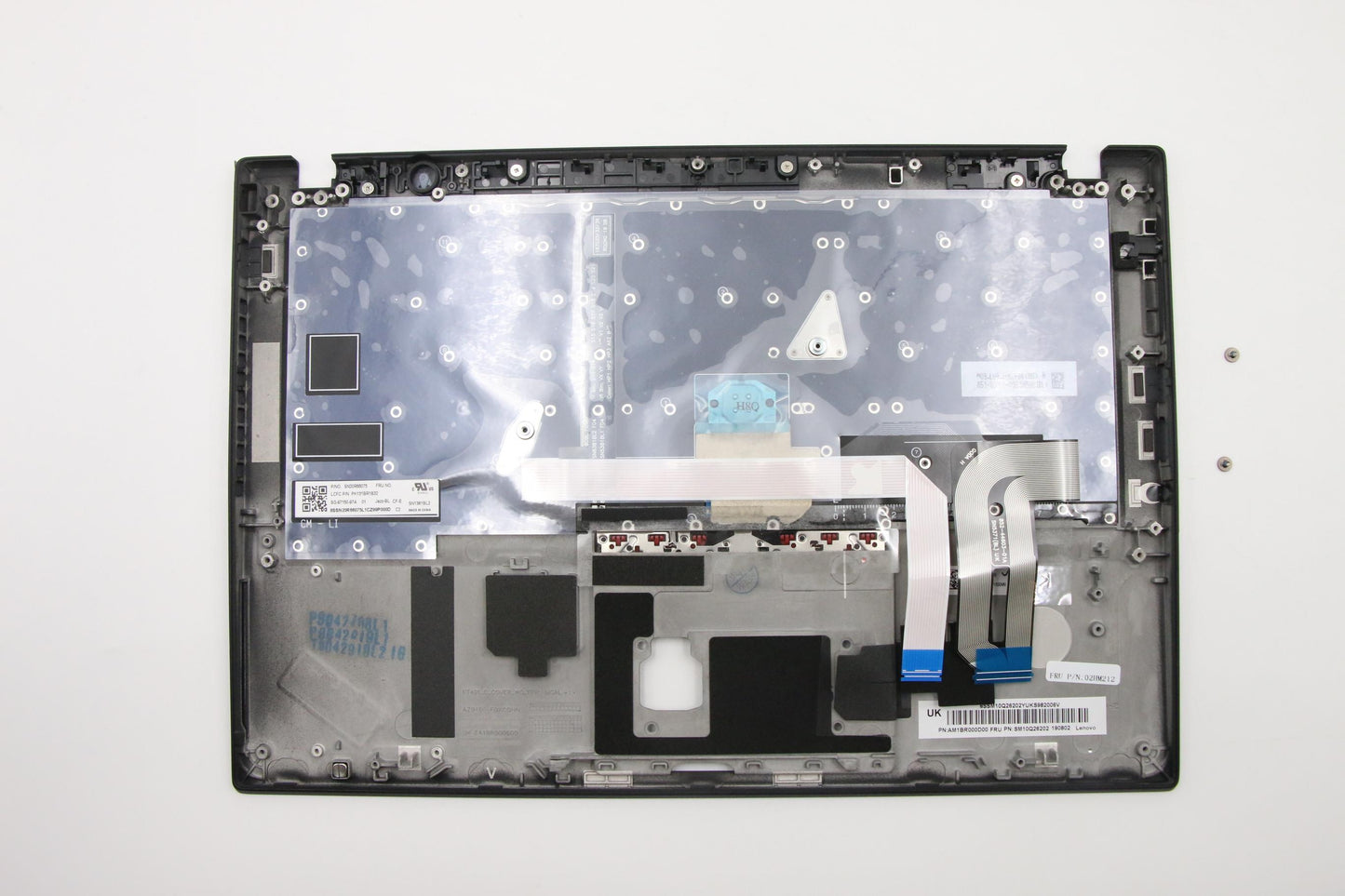 Lenovo Ft491 Log Up Assy W/Bl Kb Blk - 02HM212