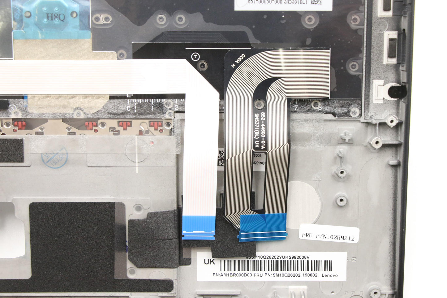 Lenovo Ft491 Log Up Assy W/Bl Kb Blk - 02HM212