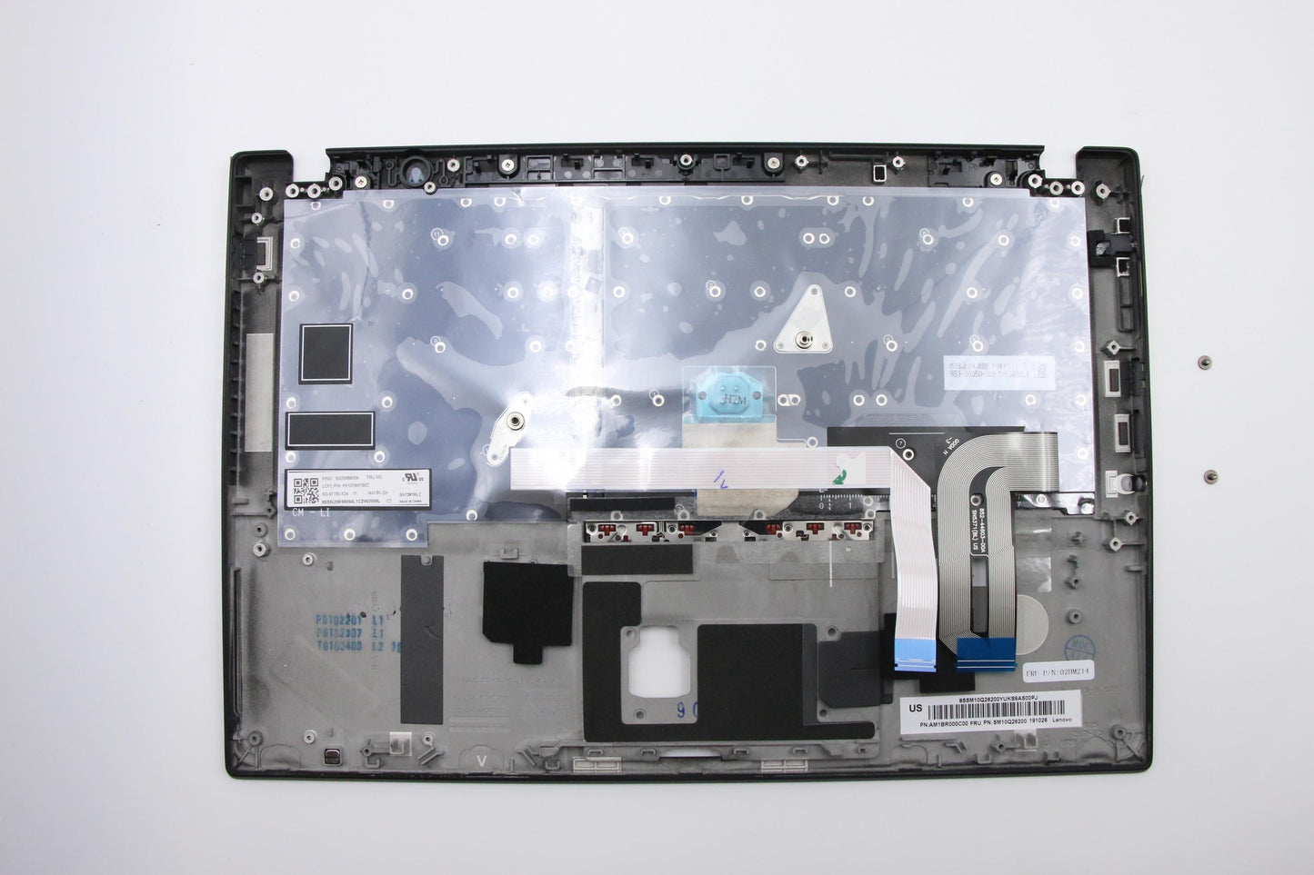 Lenovo Ft491 Log Up Assy W/Bl Kb Blk - 02HM214