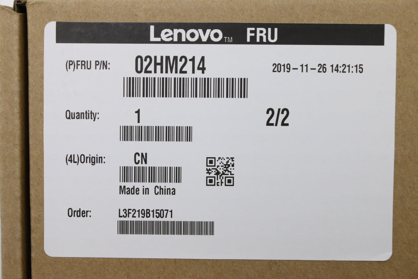 Lenovo Ft491 Log Up Assy W/Bl Kb Blk - 02HM214