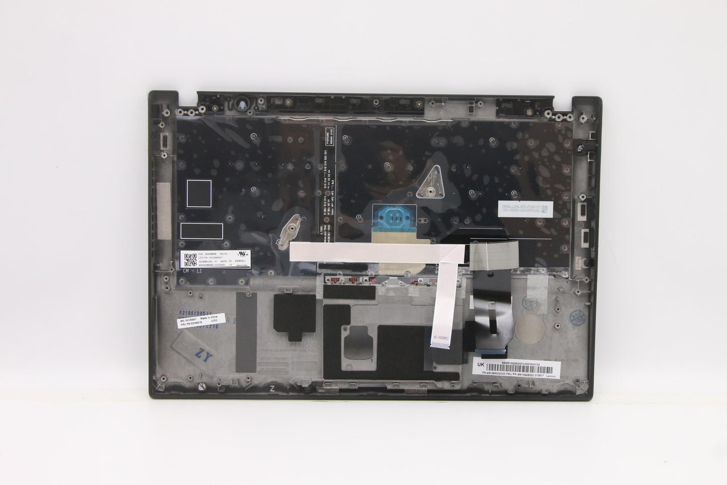 Lenovo Ft491 Log Up Assy W/Bl Kb Blk - 02HM216