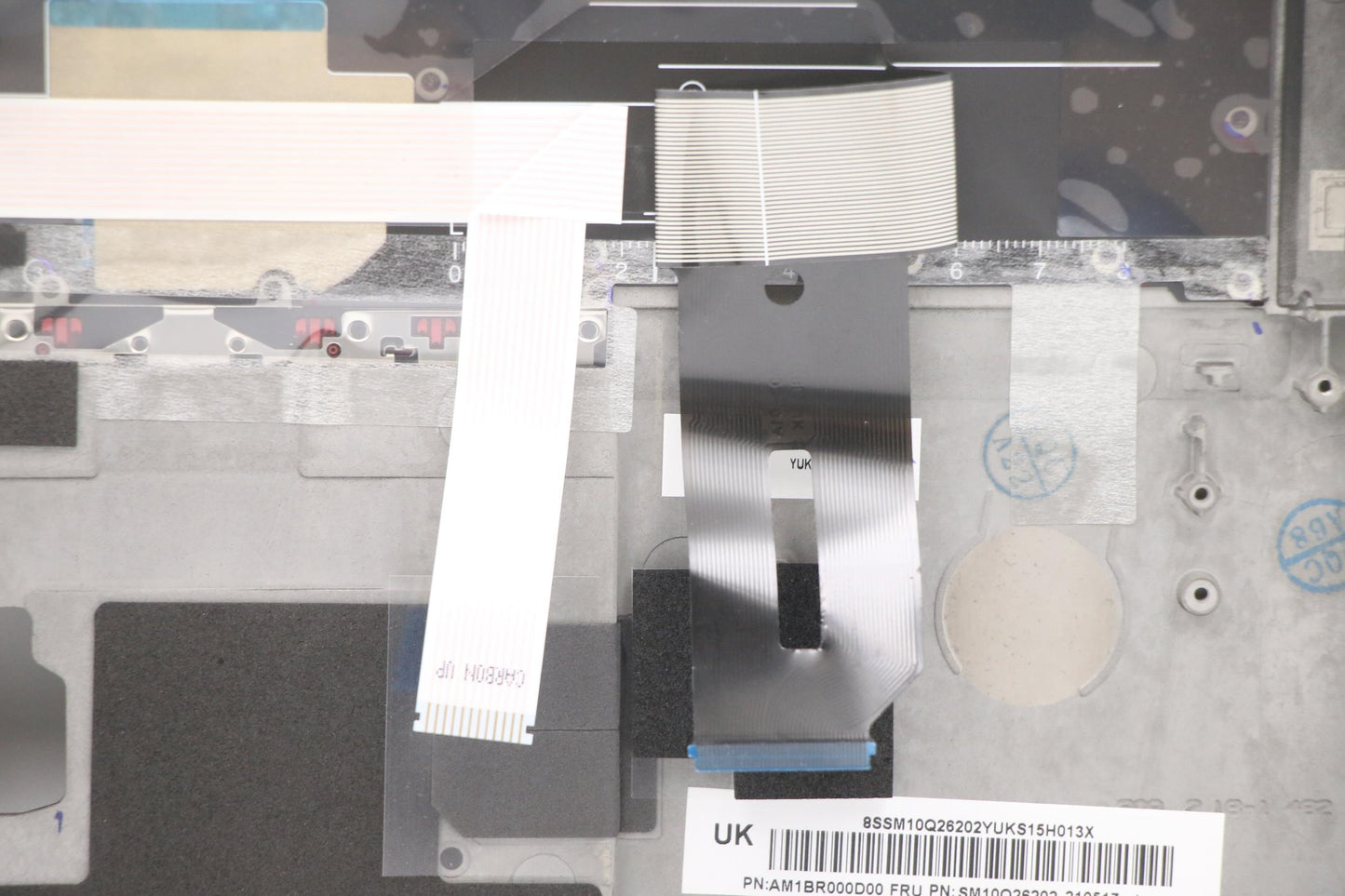 Lenovo Ft491 Log Up Assy W/Bl Kb Blk - 02HM216