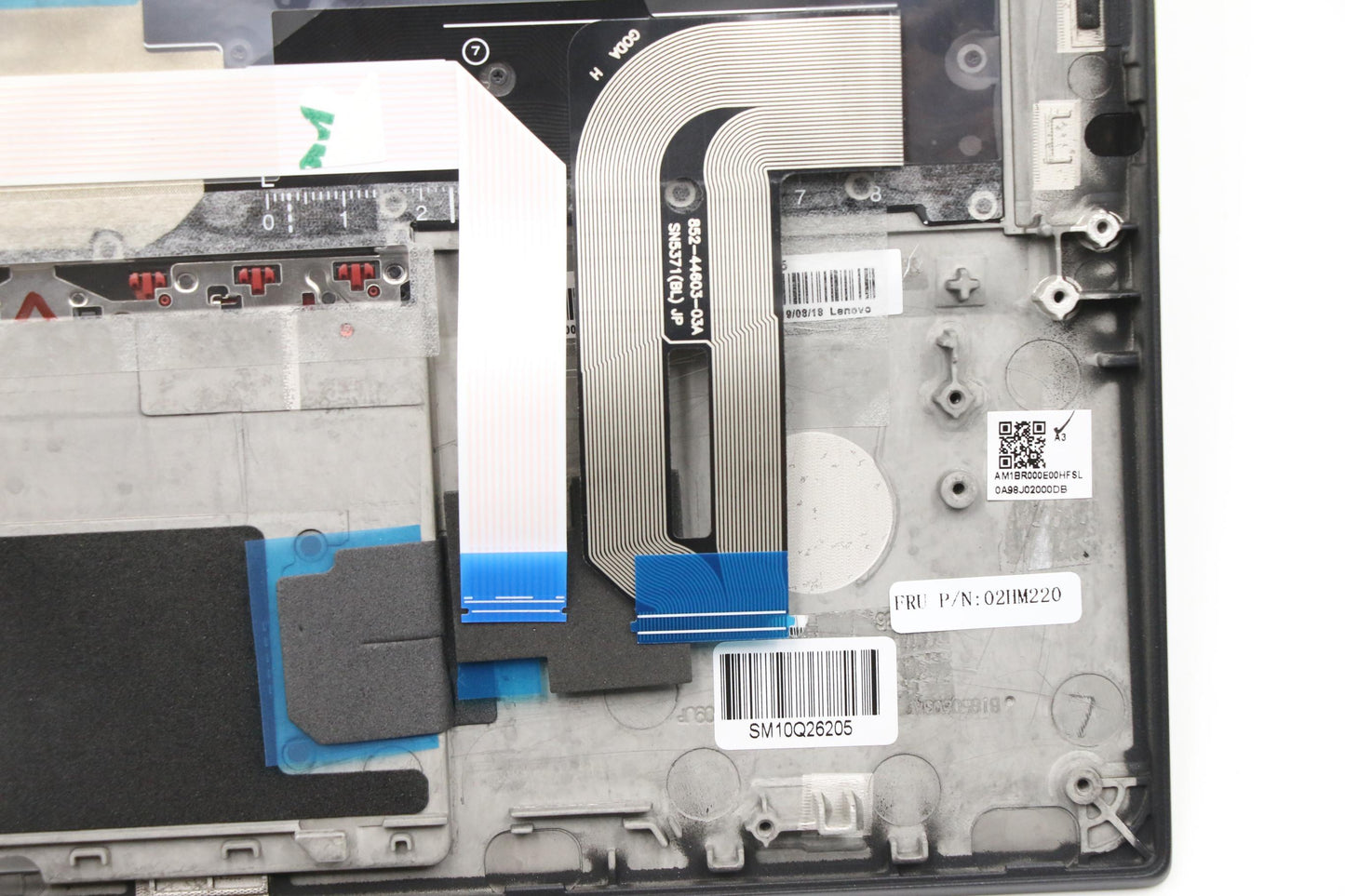 Lenovo Ft491 Log Up Assy W/Bl Kb Blk - 02HM220
