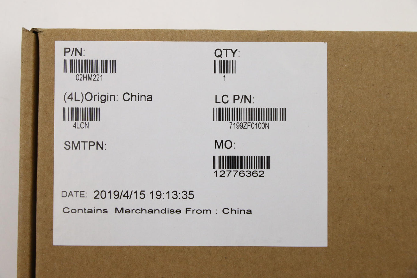Lenovo Ft491 Log Up Assy W/Bl Kb Blk - 02HM221