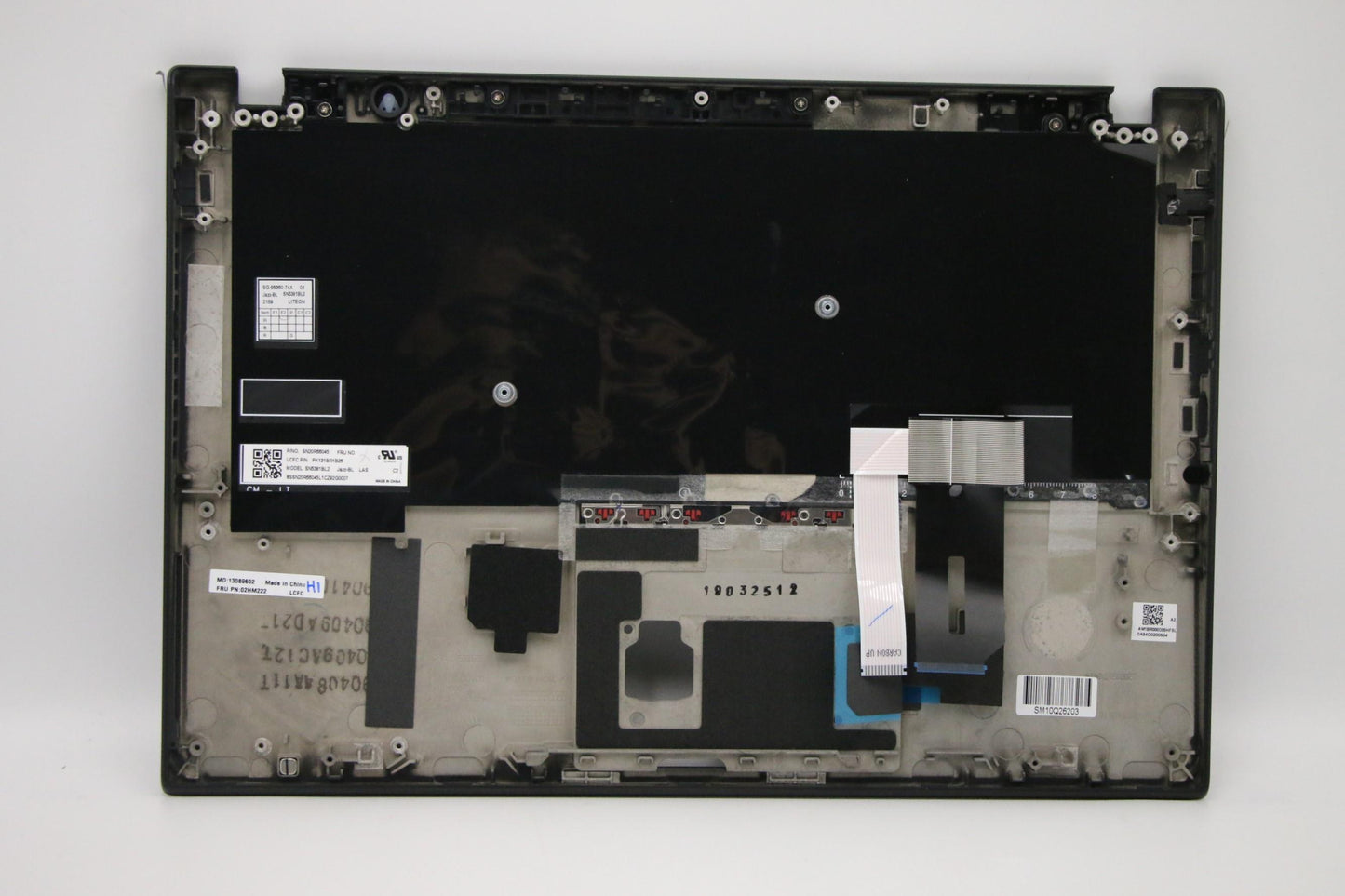 Lenovo Ft491 Log Up Assy W/Bl Kb Blk - 02HM222