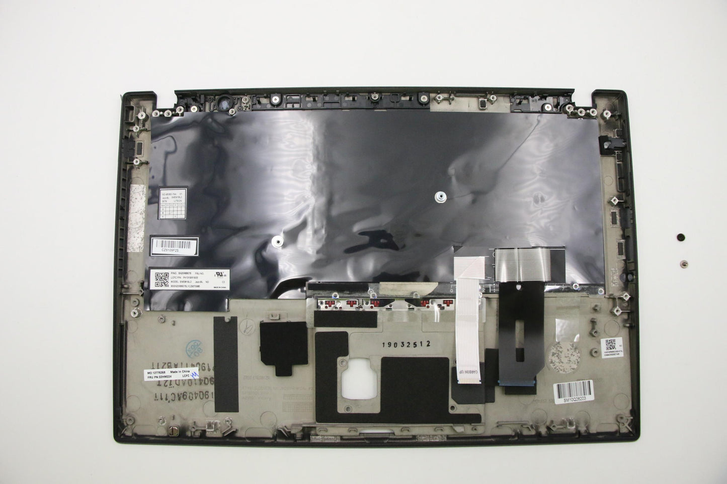 Lenovo Ft491 Log Up Assy W/Bl Kb Blk - 02HM224