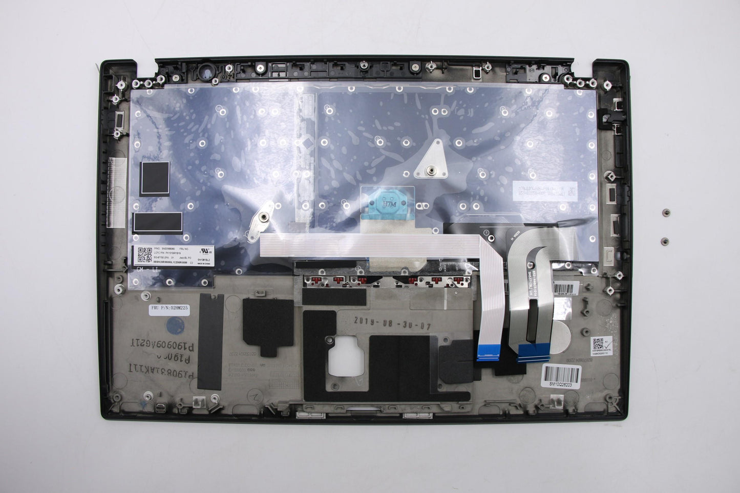 Lenovo Ft491 Log Up Assy W/Bl Kb Blk - 02HM225