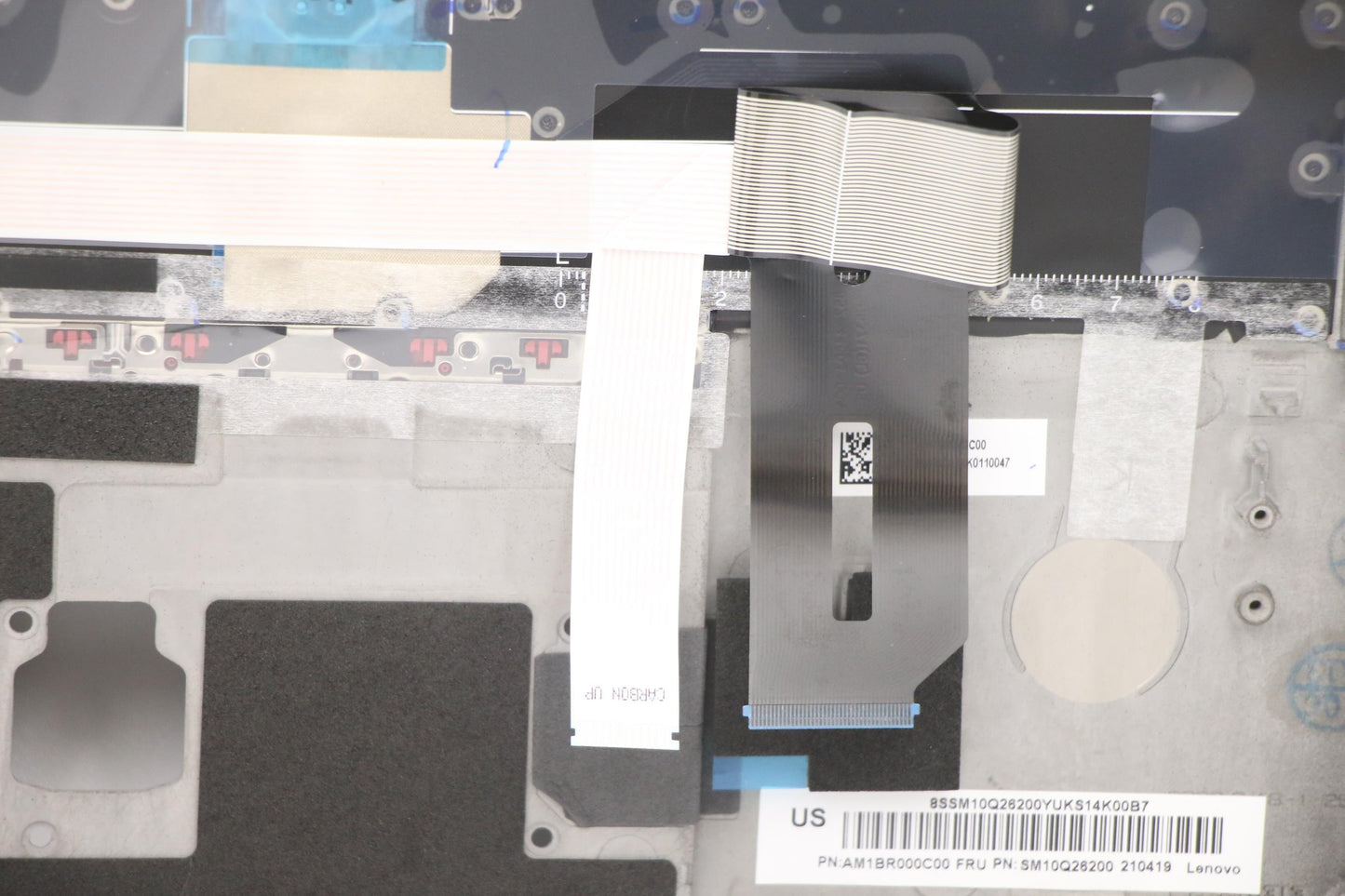 Lenovo Ft491 Log Up Assy W/Bl Kb Blk - 02HM226