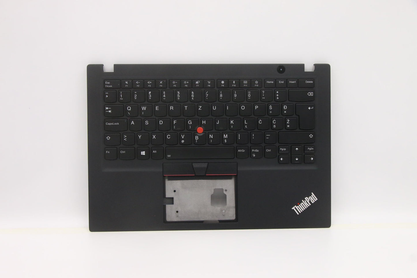 Lenovo Ft491 Log Up Assy W/Bl Kb Blk - 02HM227