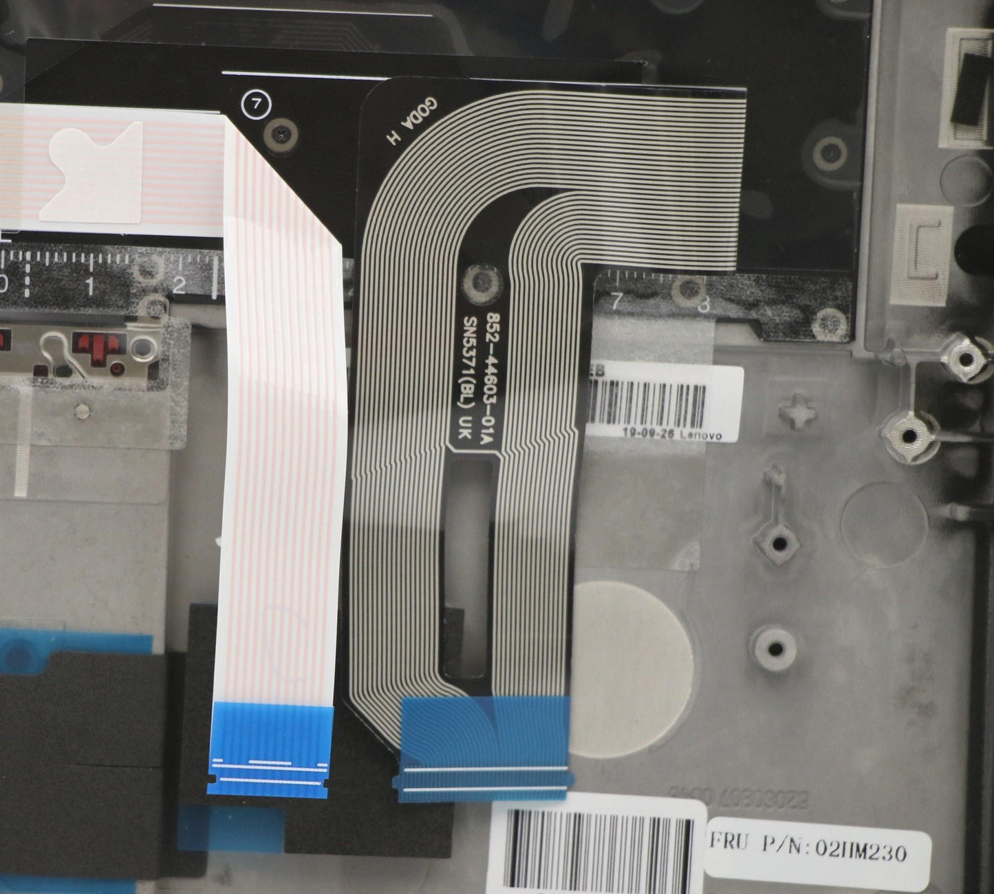 Lenovo Ft491 Log Up Assy W/Bl Kb Blk - 02HM230