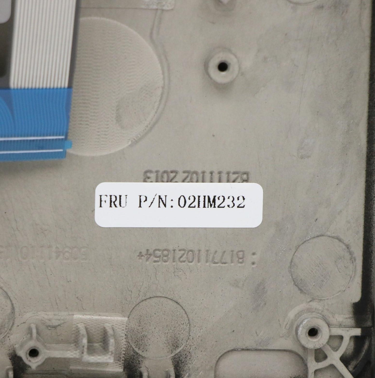 Lenovo Ft491 Log Up Assy W/Bl Kb Blk - 02HM232