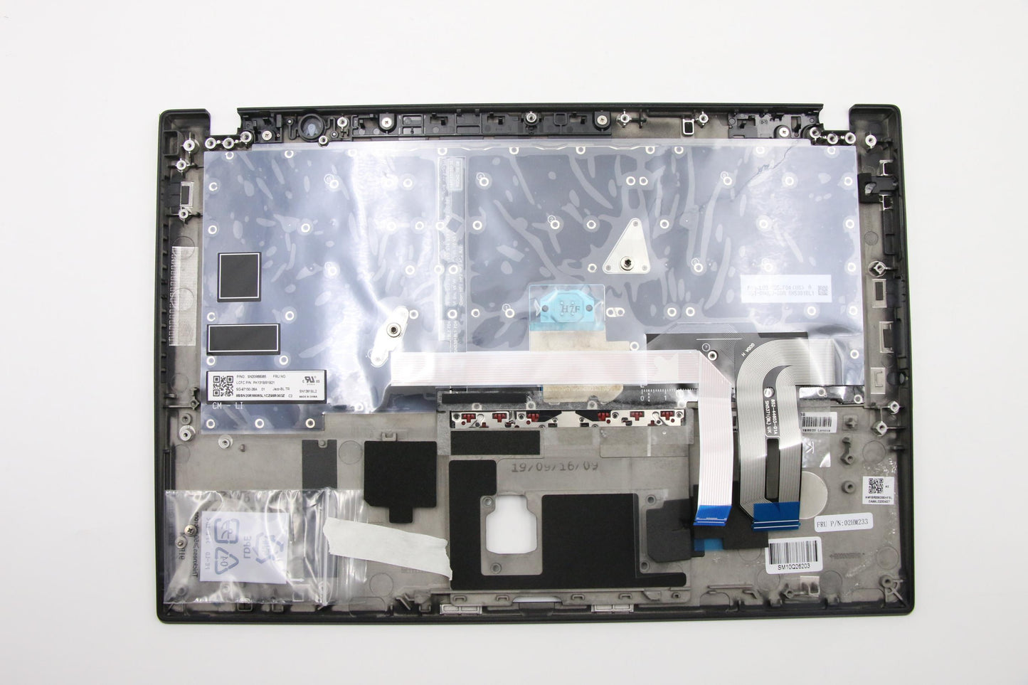 Lenovo Ft491 Log Up Assy W/Bl Kb Blk - 02HM233