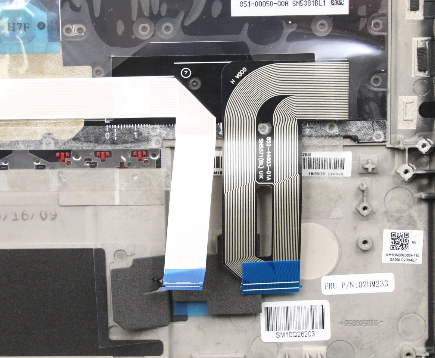 Lenovo Ft491 Log Up Assy W/Bl Kb Blk - 02HM233