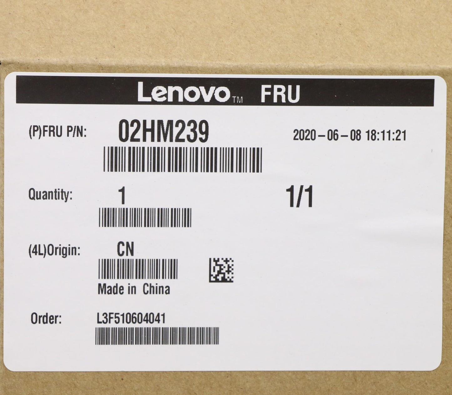 Lenovo Ft491 Log Up Assy W/Bl Kb Blk - 02HM239