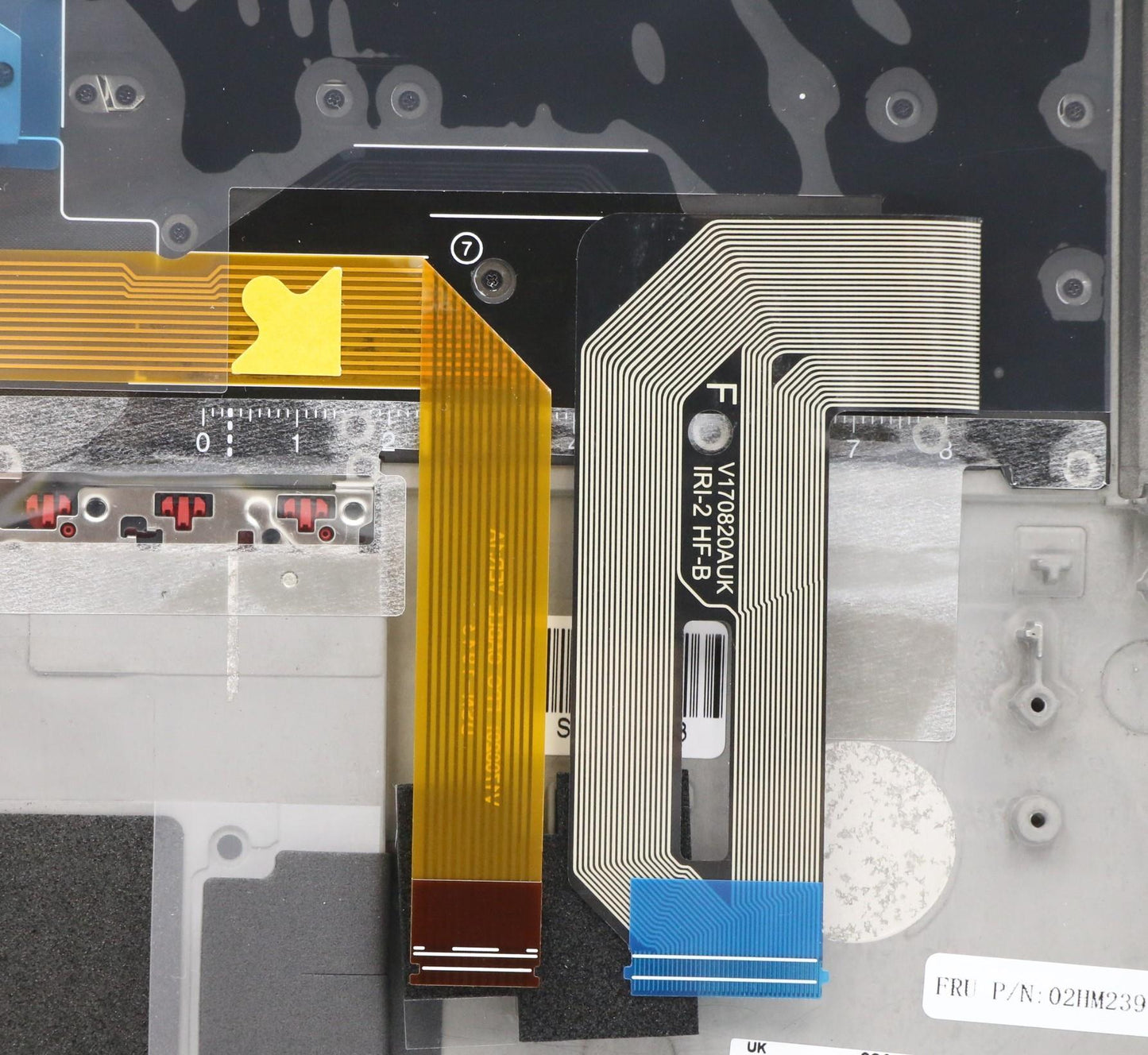 Lenovo Ft491 Log Up Assy W/Bl Kb Blk - 02HM239