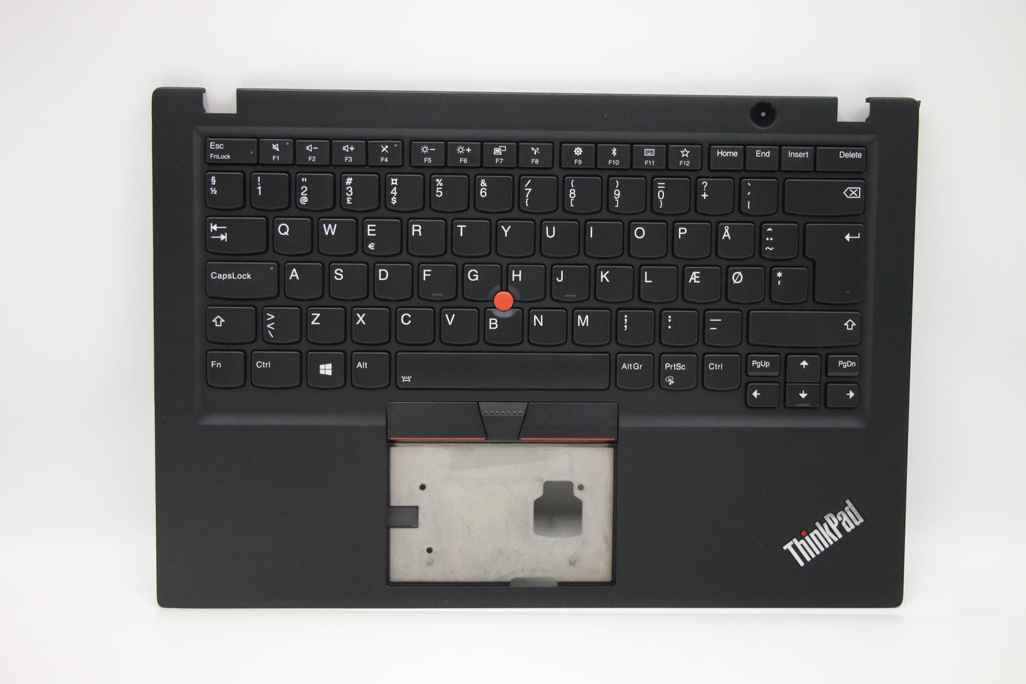 Lenovo Ft491 Log Up Assy W/Bl Kb Blk - 02HM243